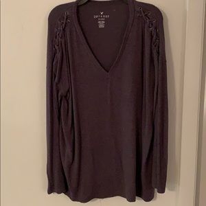 Super soft purple sweater American Eagle